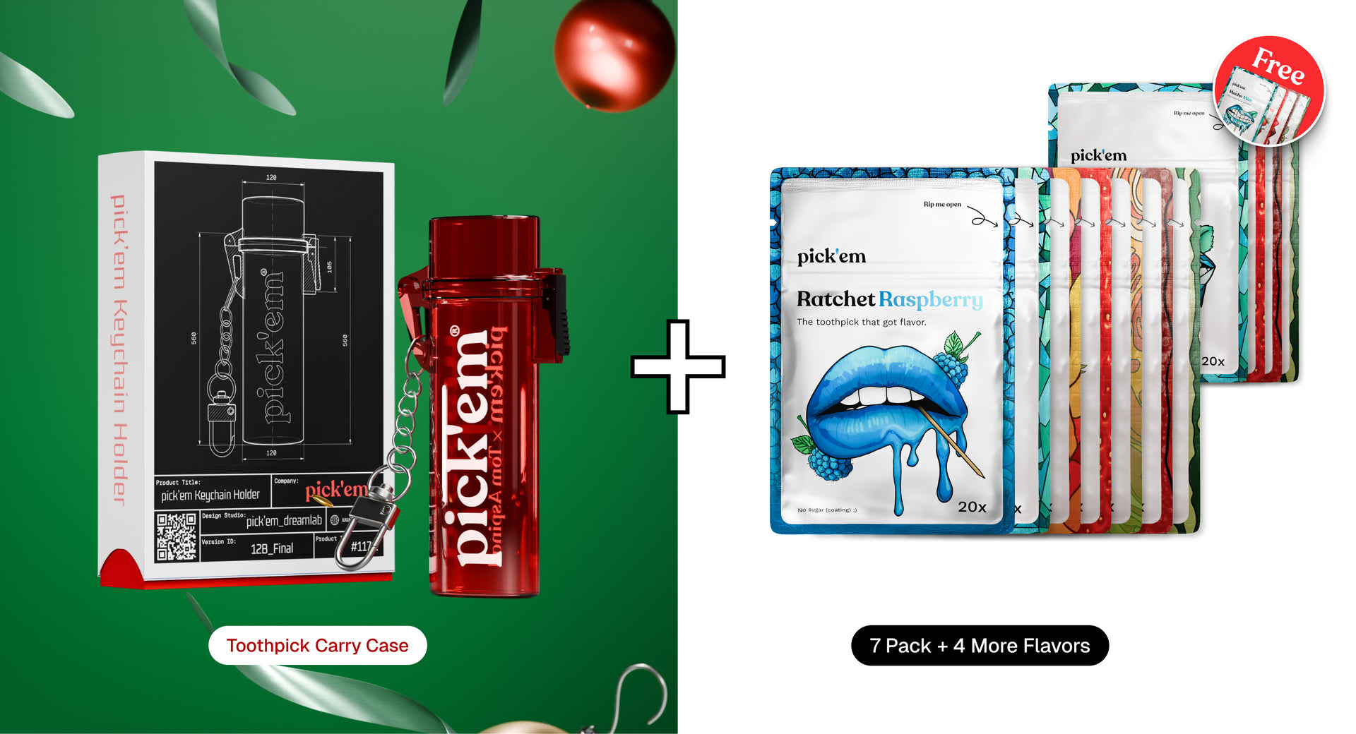 7-Pack Weihnachts Angebot + 4 GRATIS Packs