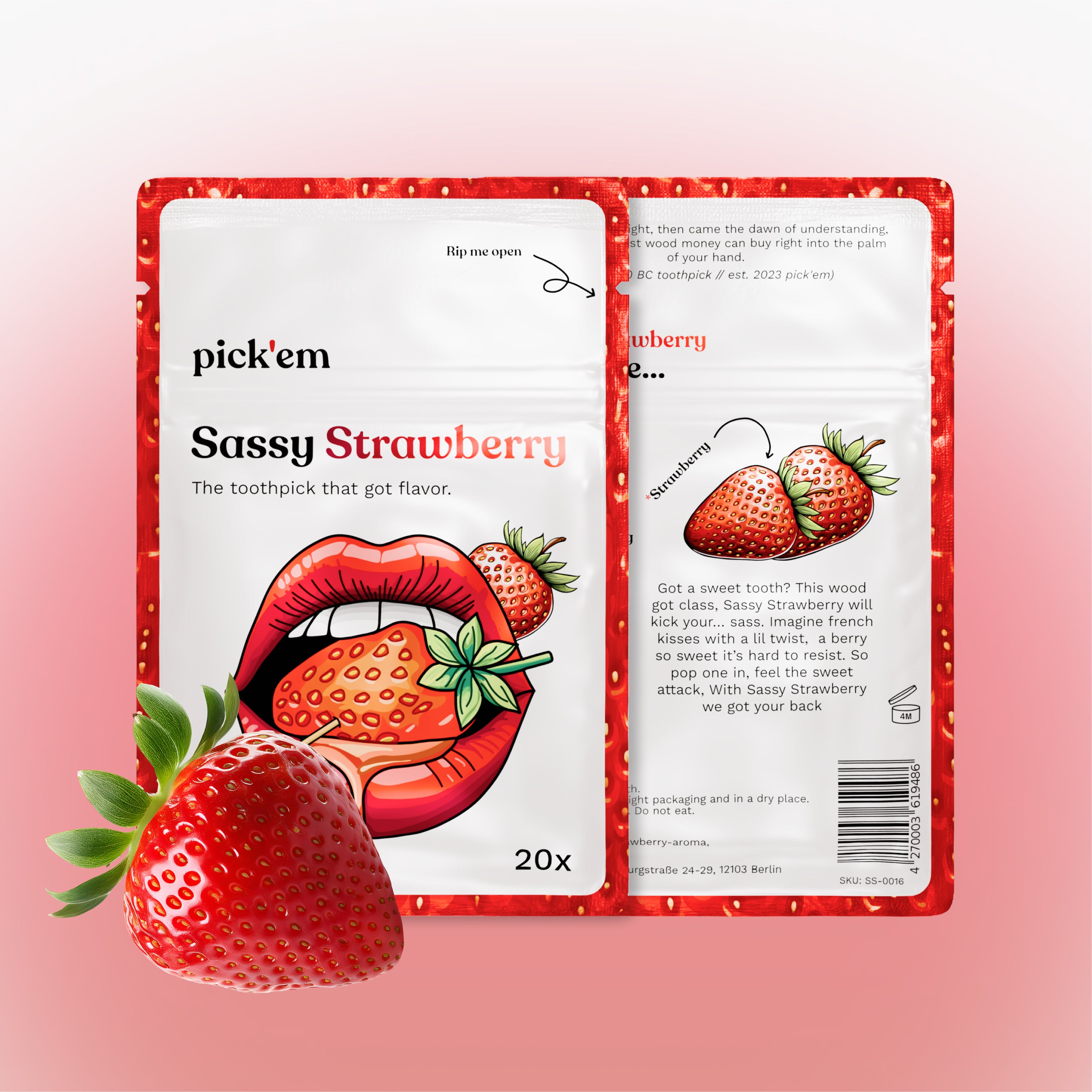 Sassy Strawberry Single Pack