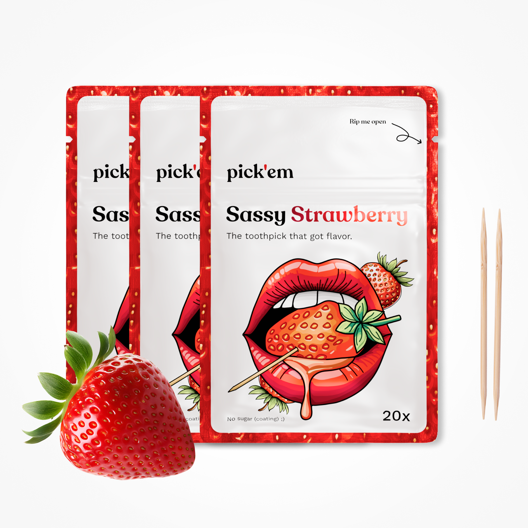 Sassy Strawberry 3-Pack