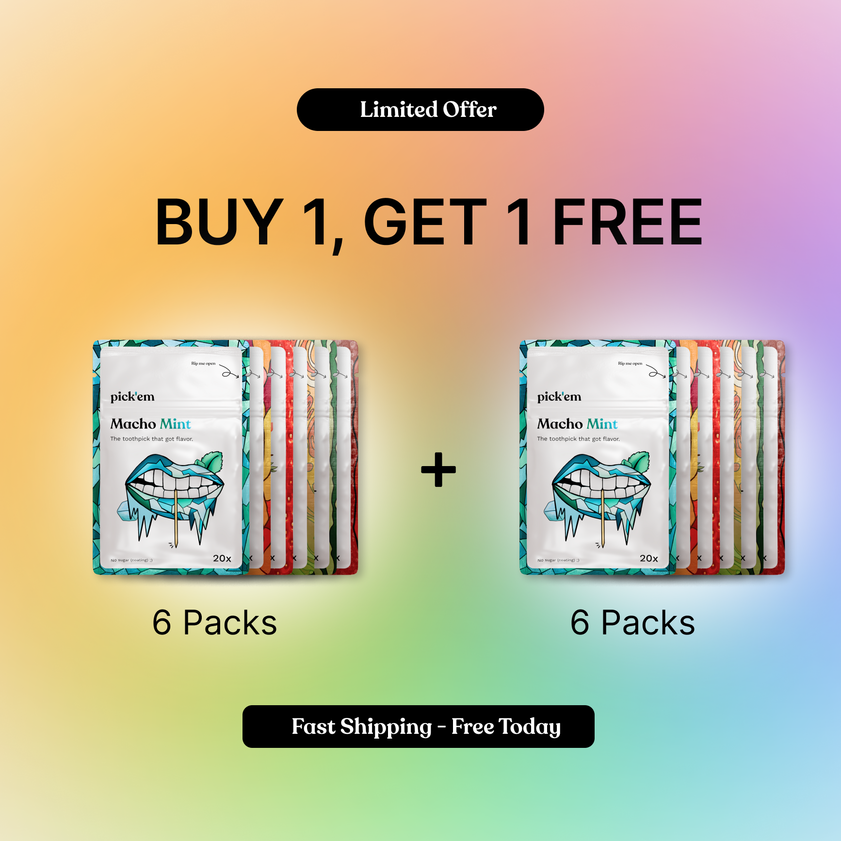 2 für 1 Deal - 6-Pack XXL 